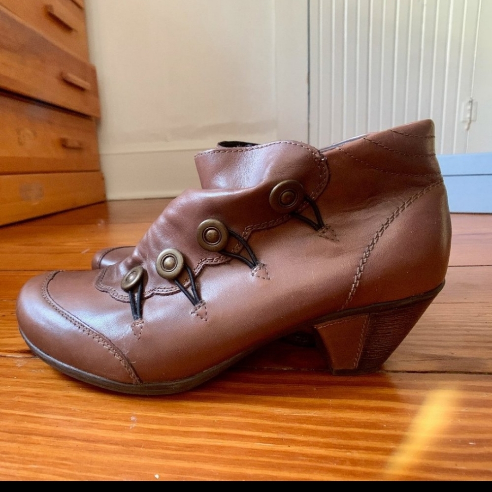Rieker Remonte Annemarie Brown Booties Boots Retro Unique